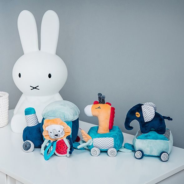 BABYONO HRAČKA EDUKATIVNÍ SAFARI VLAK 0M+ - AKTIVNÍ HRAČKY - PRO DĚTI