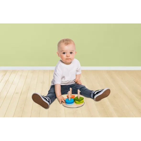 ZOPA DŘEVĚNÁ MONTESSORI PUZZLE - MOTORICKÉ A HRY - PRO DĚTI