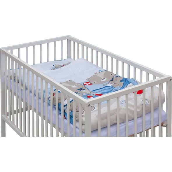 SCARLETT DĚTSKÁ POSTÝLKA S KOMPLETNÍ VÝBAVOU SCARLETT 120 X 60 CM - RATY - DŘEVĚNÉ POSTÝLKY - SPINKÁNÍ