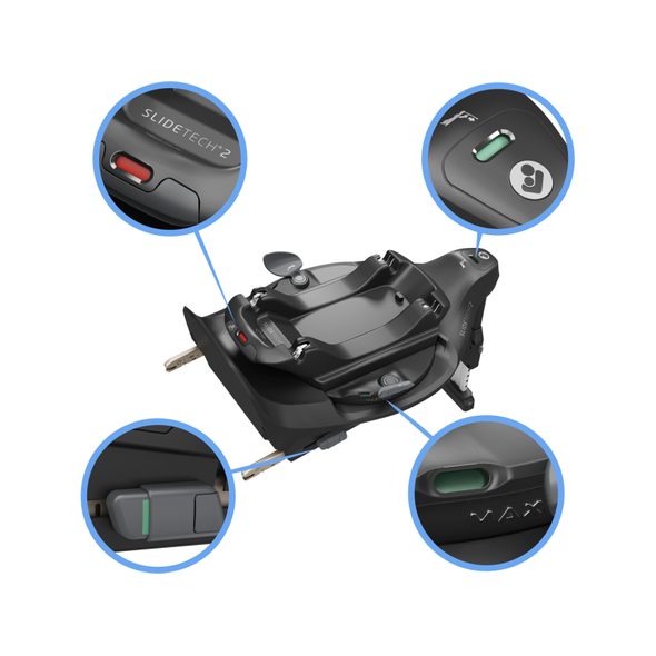 MAXI-COSI FAMILYFIX SLIDE PRO ZÁKLADNA - BÁZE A ISOFIX BÁZE - AUTOSEDAČKY A PŘÍSLUŠENSTVÍ