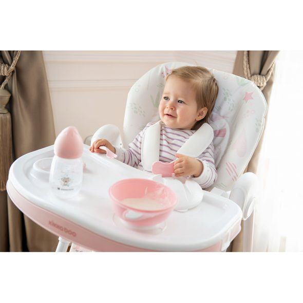 KIKKABOO KOJENECKÁ LÁHEV 260ML 3M+ SAVANNA PINK - KOJENECKÉ LAHVE - KRMENÍ