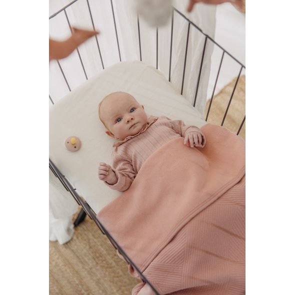 MEYCO ŽAKÁROVÁ FLANEL DEKA PURE - ROSE - DĚTSKÉ DEKY PRO MIMINKA - SPINKÁNÍ