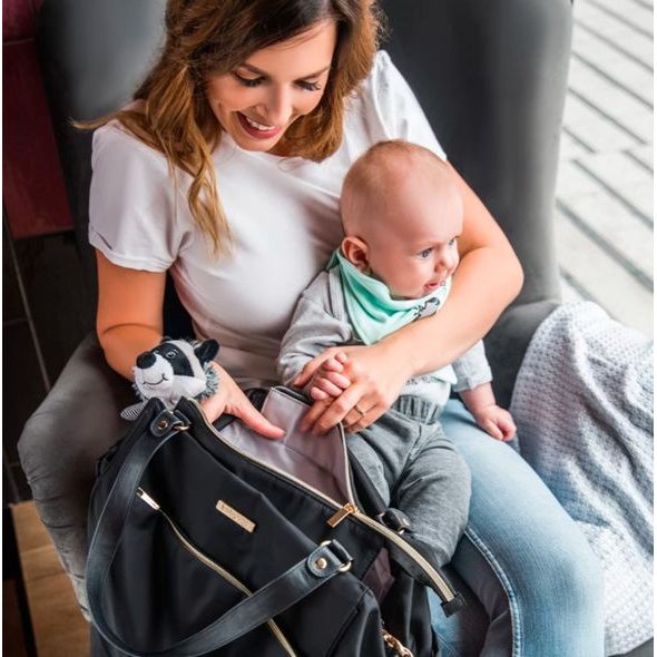 BABYONO TAŠKA PŘEBALOVACÍ COCO ČERNÁ - PŘEBALOVACÍ TAŠKY - KOČÁRKY A PŘÍSLUŠENSTVÍ