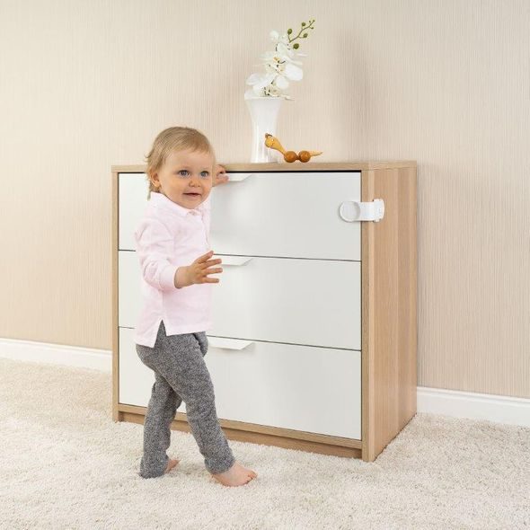 REER ZÁMEK NA DVEŘE A ŠUPLÍKY ROHOVÝ - BEZPEČNOST DĚTÍ V DOMÁCNOSTI - KOUPÁNÍ A ZDRAVÍ