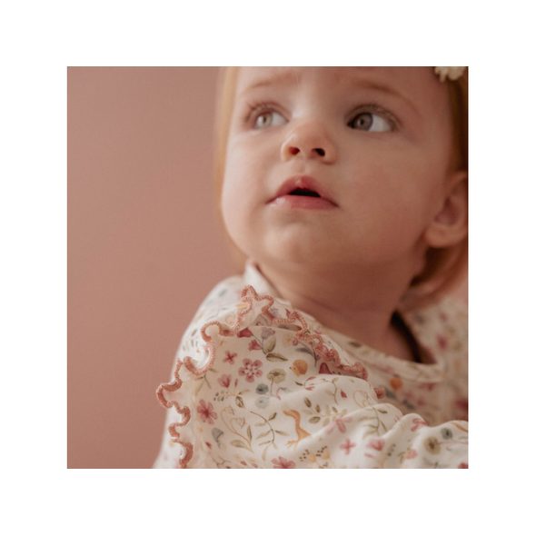 LITTLE DUTCH ŠATY DLOUHÝ RUKÁV FAIRY GARDEN VEL. 68 - SUKNĚ A ŠATY - PRO DĚTI