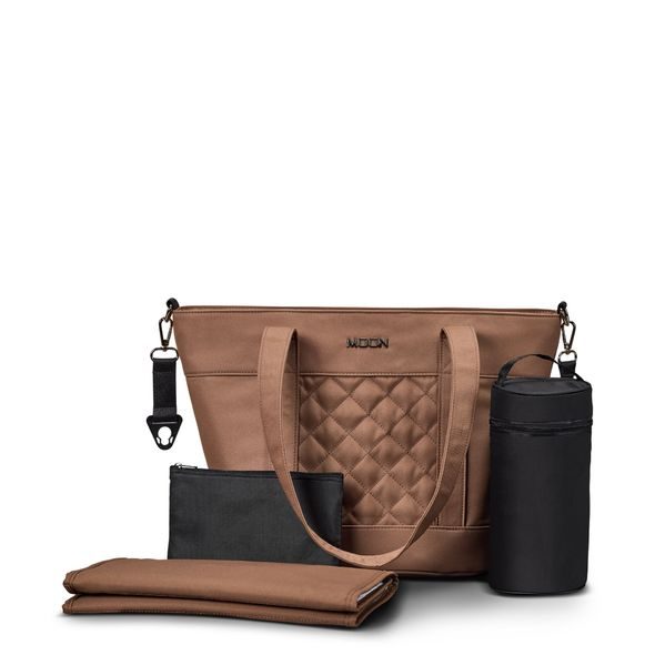 MOON PŘEBALOVACÍ TAŠKA - COGNAC - PŘEBALOVACÍ TAŠKY - KOČÁRKY A PŘÍSLUŠENSTVÍ