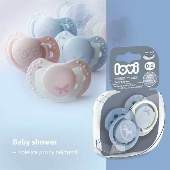 LOVI MINI DUDLÍK BABY SHOWER 0-2M 2KS KLUK - ŠIDÍTKA A DOPLŇKY - KRMENÍ