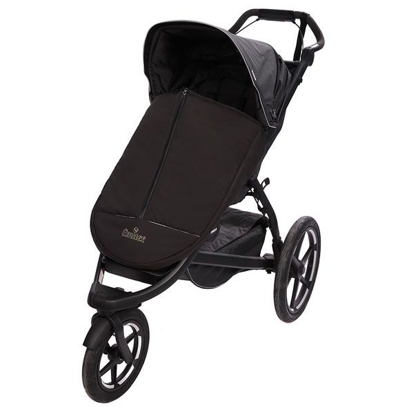 EMITEX JARNÍ NÁNOŽNÍK SOFT BLACK MOVE - FUSAKY DO KOČÁRKU - KOČÁRKY A PŘÍSLUŠENSTVÍ