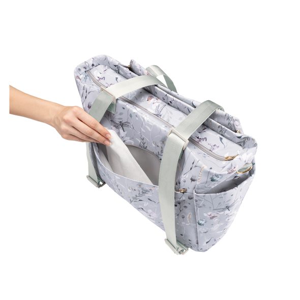 KIKKABOO PŘEBALOVACÍ TAŠKA FLORENCE DREAMY FIELDS GREY - PŘEBALOVACÍ TAŠKY - KOČÁRKY A PŘÍSLUŠENSTVÍ