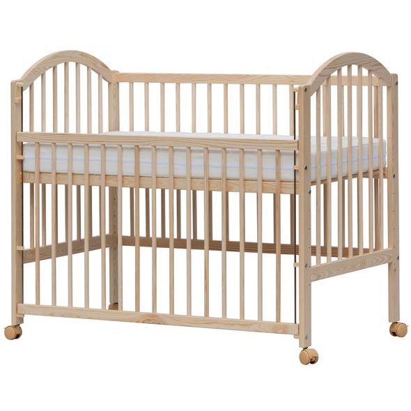 SCARLETT DĚTSKÁ POSTÝLKA SE STAHOVACÍM BOKEM ALENKA ECO (BOROVICE) PŘÍRODNÍ 120X60CM - DŘEVĚNÉ POSTÝLKY - SPINKÁNÍ