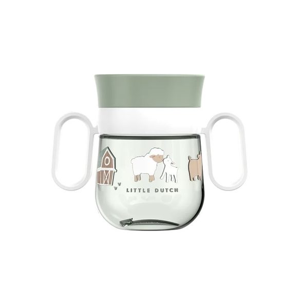 LITTLE DUTCH HRNEK TRÉNOVACÍ 360° 200 ML 6M+ FARMA - DĚTSKÉ HRNEČKY - KRMENÍ