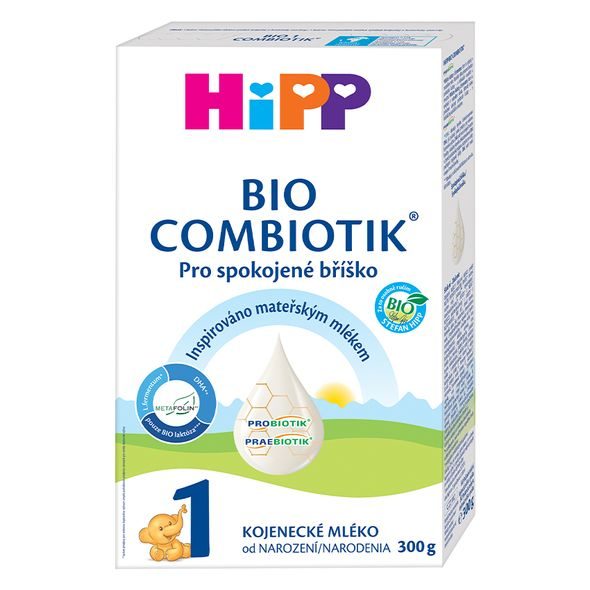 HIPP POČÁTEČNÍ MLÉČNÁ KOJENECKÁ VÝŽIVA HIPP 1 BIO COMBIOTIK 300G - KOJENECKÁ MLÉKA - KRMENÍ