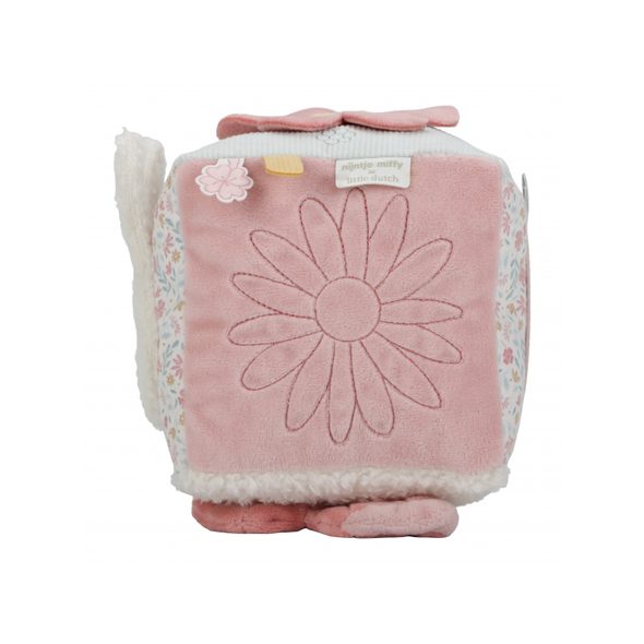 LITTLE DUTCH KOSTKA TEXTILNÍ S AKTIVITAMI KRÁLÍČEK MIFFY LUCKY BLOSSOM - MIFFY - PRO DĚTI