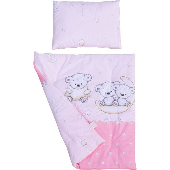 SCARLETT SET PEŘINKA A POLŠTAŘ DO KOČÁRKU SCARLETT TORO RŮŽOVÁ - VYBAVENÍ HLUBOKÉ KORBY - KOČÁRKY A PŘÍSLUŠENSTVÍ