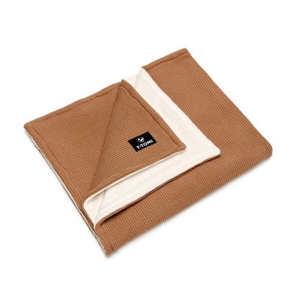 T-TOMI PLETENÁ DEKA WARM 80X100CM - DĚTSKÉ DEKY PRO MIMINKA - SPINKÁNÍ