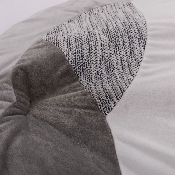 BO JUNGLE HRACÍ DEKA S HRAZDIČKOU B-PLAY GYM APPLE GREY - HRACÍ DEKY - PRO DĚTI