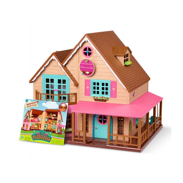 LI'L WOODZEEZ DOMEČEK VELKÝ HILLSIDE COTTAGE - DOPLŇKY PRO FIGURKY - PRO DĚTI