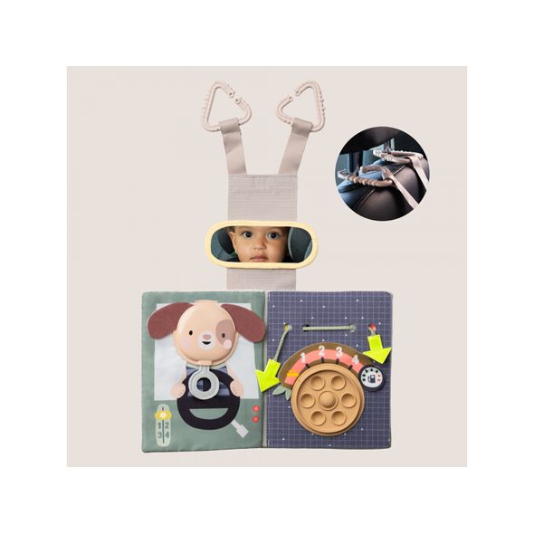 TAF TOYS KNÍŽKA S AKTIVITAMI DO AUTA BUSY BOOK - HRAČKY DO AUTA - PRO DĚTI