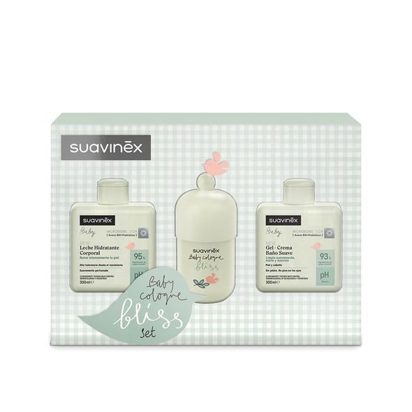 SUAVINEX SET HYDRATAČNÍ EMULZE 300ML + KRÉMOVÝ MYCÍ GEL 300ML + KOLÍNSKÁ VODA BLISS 100ML - KOSMETIKA PRO CELOU RODINU - PRO MAMINKY