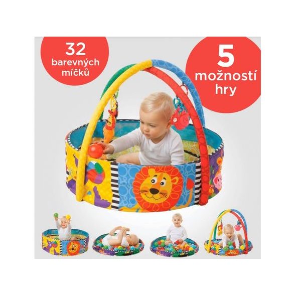 PLAYGRO - AKTIVITY HRAZDIČKA S MÍČKY - HRAZDIČKY - PRO DĚTI