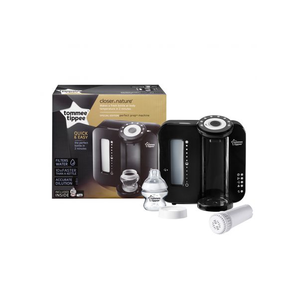TOMMEE TIPPEE PŘÍSTROJ NA PŘÍPRAVU KOJENECKÉHO MLÉKA PERFECT PREP BLACK - KUCHYŇSKÉ PŘÍSTROJE - KRMENÍ