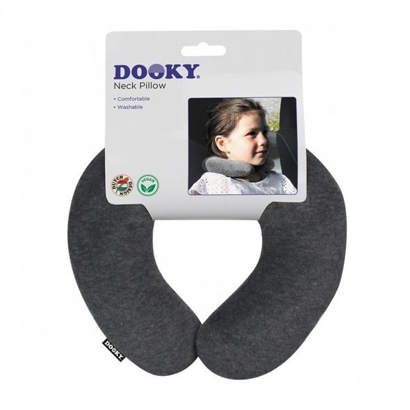 DOOKY PODHLAVNÍČEK DARK GREY UNI - POLŠTÁŘKY PRO MIMINKA (PODHLAVNÍČKY) - SPINKÁNÍ