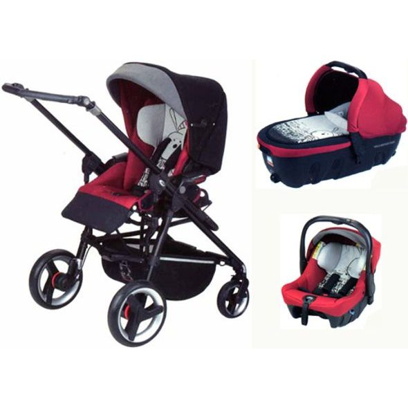 JANÉ RIDER + LŮŽKO TRANSPORTÉR + STRATA 2010 - TROJKOMBINACE - KOČÁRKY A PŘÍSLUŠENSTVÍ