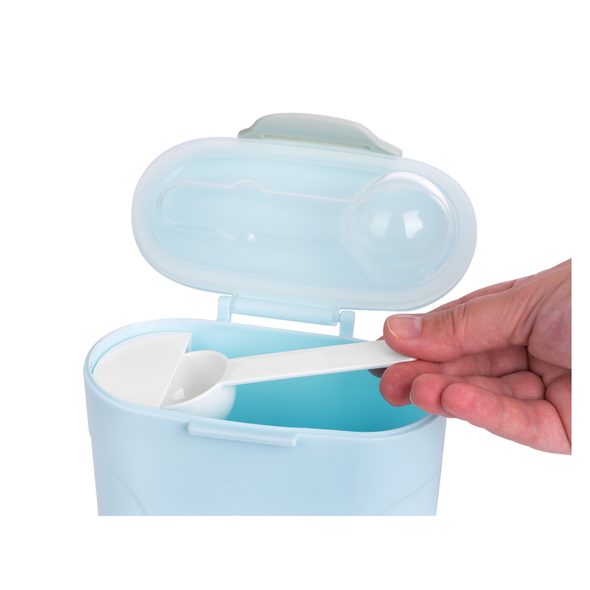 KIKKABOO ZÁSOBNÍK NA SUŠENÉ MLÉKO S ODMĚRKOU 130G BLUE - DÁVKOVAČE SUŠENÉHO MLÉKA - KRMENÍ