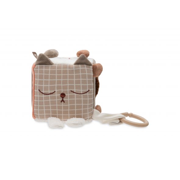 JOLLEIN KOSTKA TEXTILNÍ ANIMAL FRIENDS - HRAČKY K ZAVĚŠENÍ - PRO DĚTI