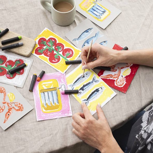 CREATIV COMPANY KREATIVNÍ SADA OLEJOVÉ PASTELY PŘÁNÍČKA - VÝTVARNÉ POMŮCKY A HRAČKY - PRO DĚTI