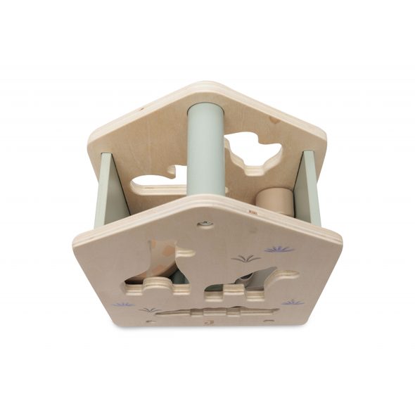 JOLLEIN VKLÁDACÍ ZVÍŘÁTKA DŘEVĚNÁ JUNGLE JAMBO - MOTORICKÉ A HRY - PRO DĚTI