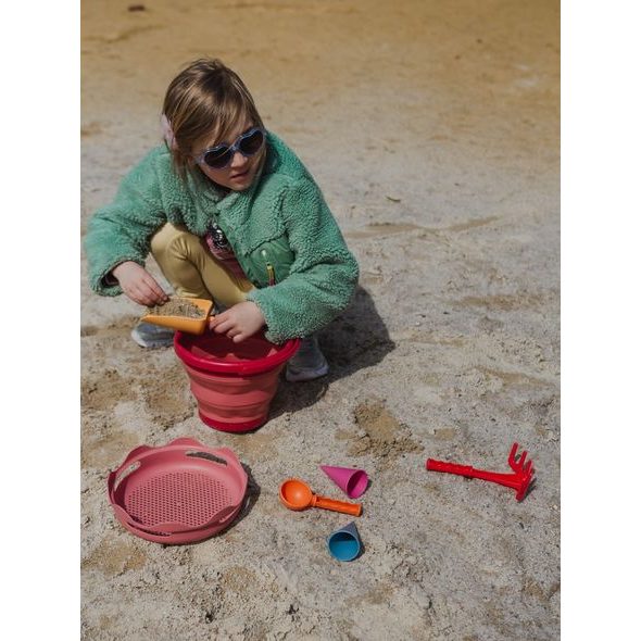 COMPACTOYS SKLÁDACÍ SADA NA PÍSEK 7V1 MODRÁ - HRAČKY NA PÍSEK - PRO DĚTI