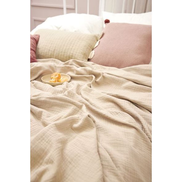 MEYCO MUŠELÍNOVÁ DEKA 140X200 - SAND - DĚTSKÉ DEKY PRO MIMINKA - SPINKÁNÍ