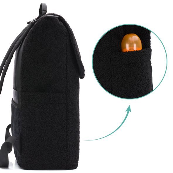 FILLIKID BATOH NA PLENY TEDDY BLACK - PŘEBALOVACÍ BATOHY - KOČÁRKY A PŘÍSLUŠENSTVÍ