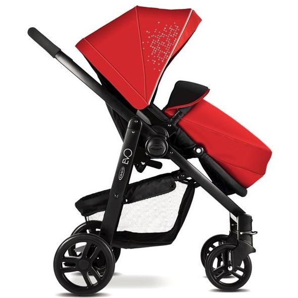 GRACO EVO S FUSAKEM A PLÁŠTĚNKOU 2014/2015 - SPORTOVNÍ KOČÁRKY - KOČÁRKY A PŘÍSLUŠENSTVÍ