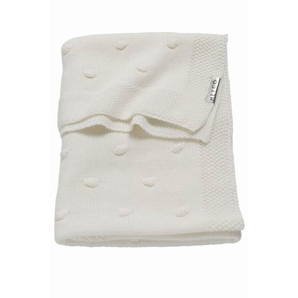 MEYCO DEKA KNOTS - OFF WHITE - DĚTSKÉ DEKY PRO MIMINKA - SPINKÁNÍ
