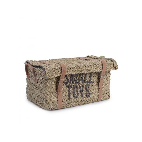 CHILDHOME SLAMĚNÉ KOŠE NA HRAČKY 2 KS - BOXY NA HRAČKY - SPINKÁNÍ