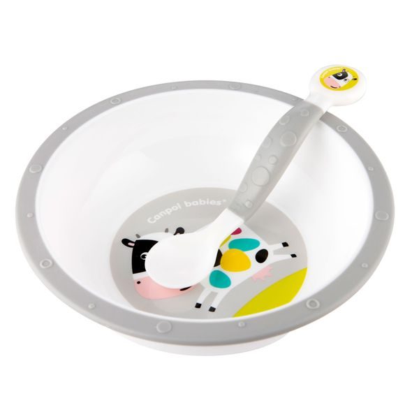 CANPOL BABIES FLEXIBILNÍ PŘÍBOR KRAVIČKA - LŽIČKY A PŘÍBORY - KRMENÍ