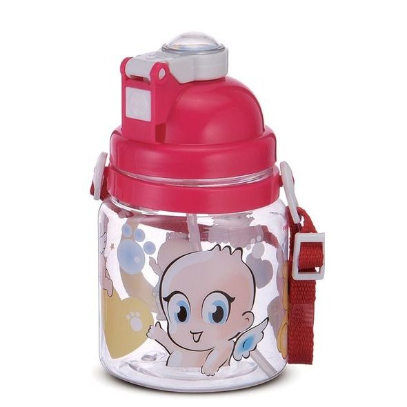 FARLIN LÁHEV SE SLÁMKOU A ŘEMÍNKEM 500ML - KOJENECKÉ LAHVE - KRMENÍ