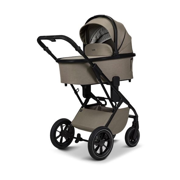 MOON PIÚ BLACK MATT - MUD - DVOJKOMBINACE - KOČÁRKY A PŘÍSLUŠENSTVÍ