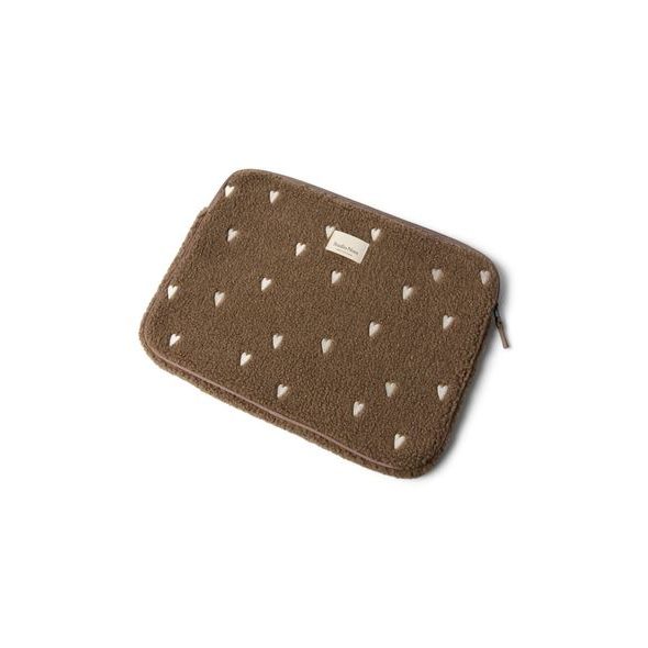 STUDIO NOOS TEDDY HEARTS OBAL NA LAPTOP 15´ BROWN HEARTS - ORGANIZÉRY A KOŠÍKY - KOČÁRKY A PŘÍSLUŠENSTVÍ