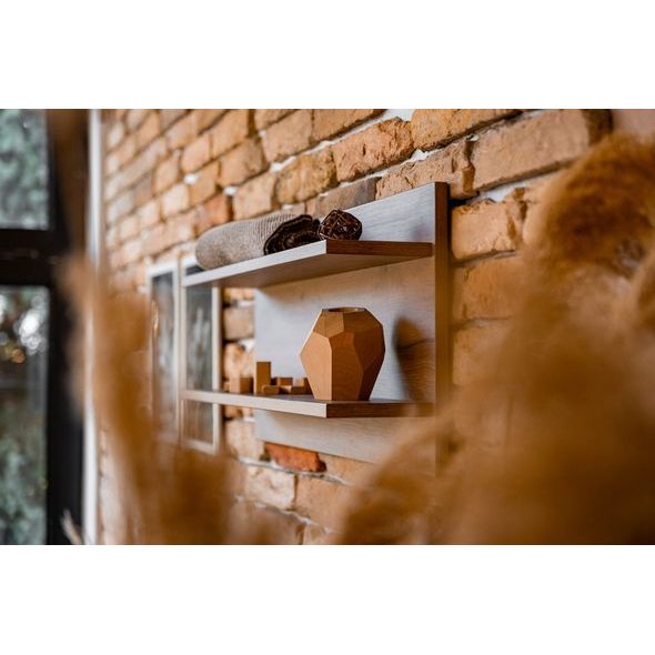 POLIČKA NA STĚNU FAKTUM NEST WALNUT - SKŘÍNĚ - SPINKÁNÍ