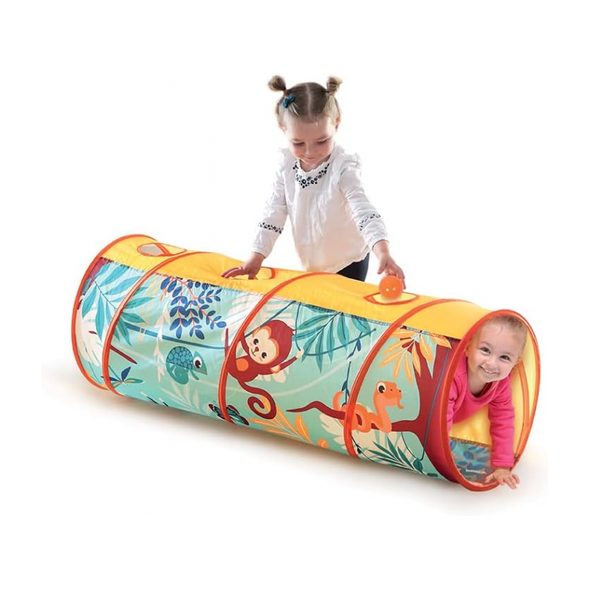 LUDI PROLÉZACÍ TUNEL JUNGLE - SENZORICKÉ HRAČKY - PRO DĚTI