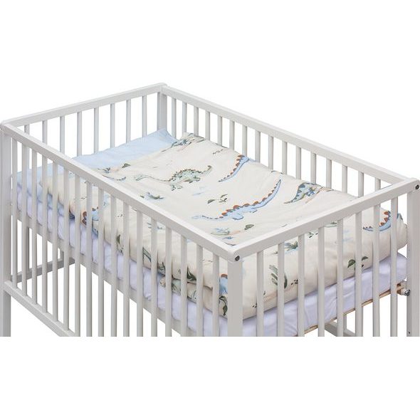 SCARLETT DĚTSKÁ POSTÝLKA S KOMPLETNÍ VÝBAVOU DAMBI 120 X 60 CM - DŘEVĚNÉ POSTÝLKY - SPINKÁNÍ