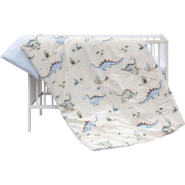 SCARLETT DĚTSKÁ POSTÝLKA S KOMPLETNÍ VÝBAVOU DAMBI 120 X 60 CM - DŘEVĚNÉ POSTÝLKY - SPINKÁNÍ