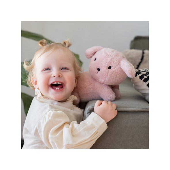 LITTLE DUTCH PEJSEK SNUFFIE FLUFFY PINK 25 CM - PLYŠOVÁ ZVÍŘATA - PRO DĚTI