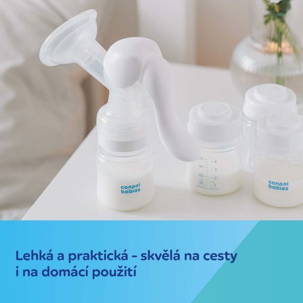 CANPOL BABIES RUČNÍ ODSÁVAČKA MATEŘSKÉHO MLÉKA BASIC - ODSÁVAČKY MATEŘSKÉHO MLÉKA - KRMENÍ
