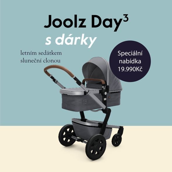 JOOLZ DAY³ KOMPLETNÍ SET AKČNÍ CENA + LETNÍ SEDÁTKO + STÍNÍTKO ZDARMA - DVOJKOMBINACE - KOČÁRKY A PŘÍSLUŠENSTVÍ