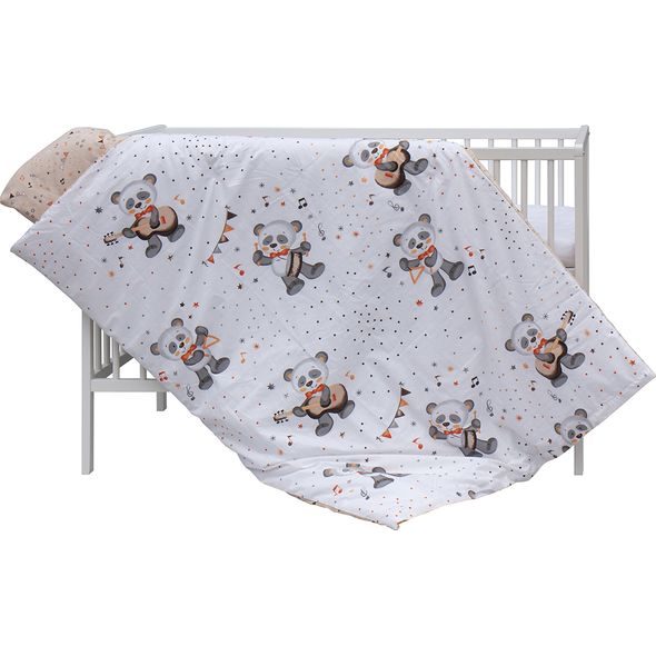 SCARLETT DĚTSKÁ POSTÝLKA S KOMPLETNÍ VÝBAVOU GYTARO 120 X 60 CM - DŘEVĚNÉ POSTÝLKY - SPINKÁNÍ