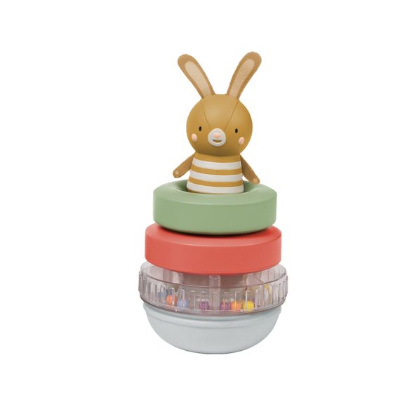 TAF TOYS NÁKLAĎÁK S PYRAMIDOU BUNNY - AUTÍČKA A VLÁČKY - PRO DĚTI